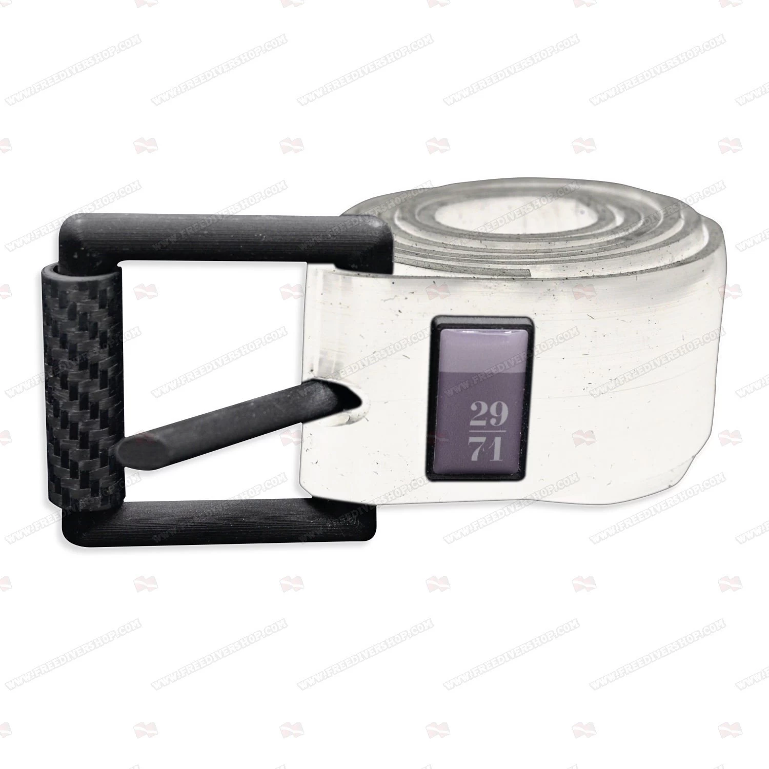 29/71 White Silicone Weight Belt 3 29/71 White Silicone Weight Belt