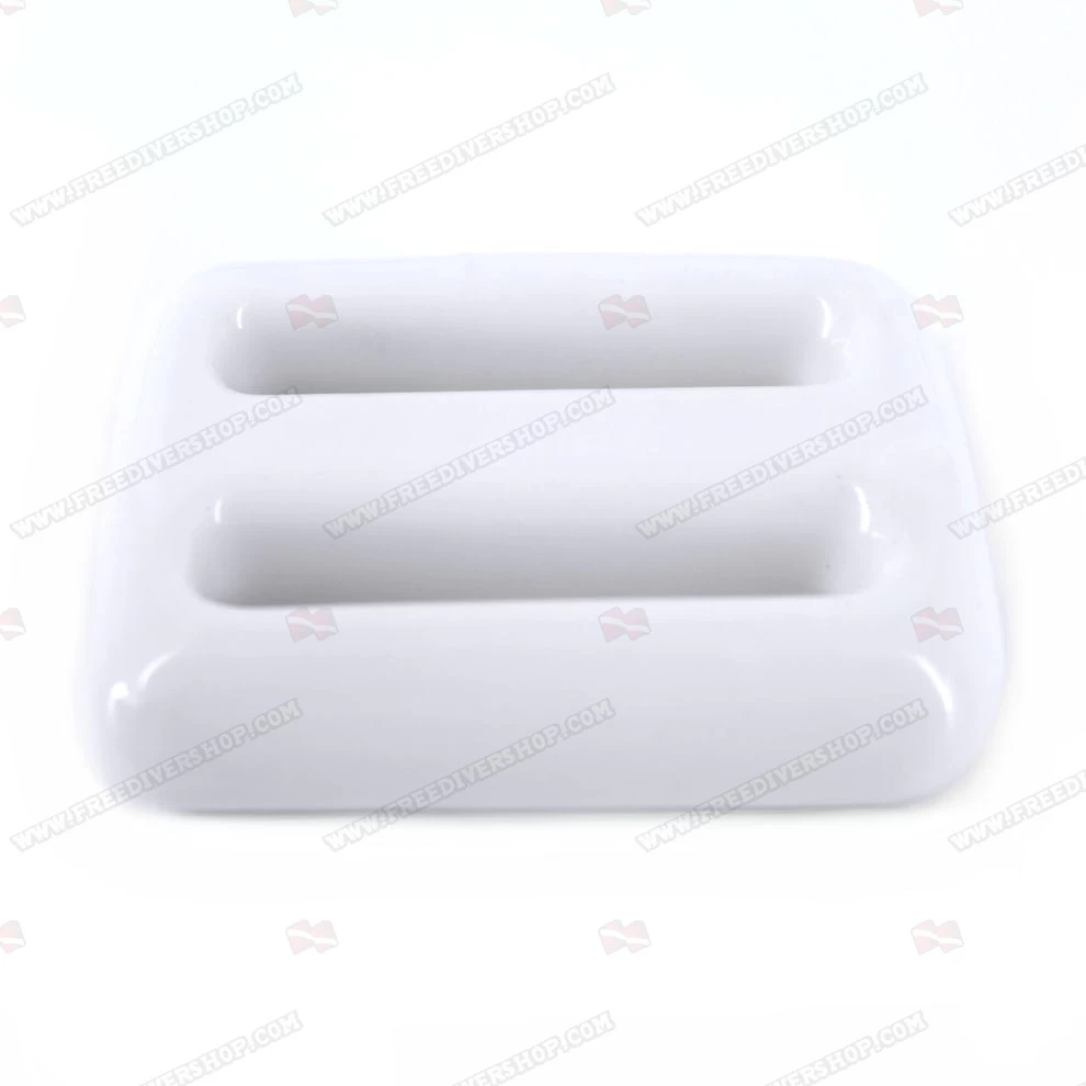 0.5 Kg / 1.1 Lbs White Rubber Coated Belt Weight 5 0.5 Kg / 1.1 Lbs White Rubber Coated Belt Weight - Image 3