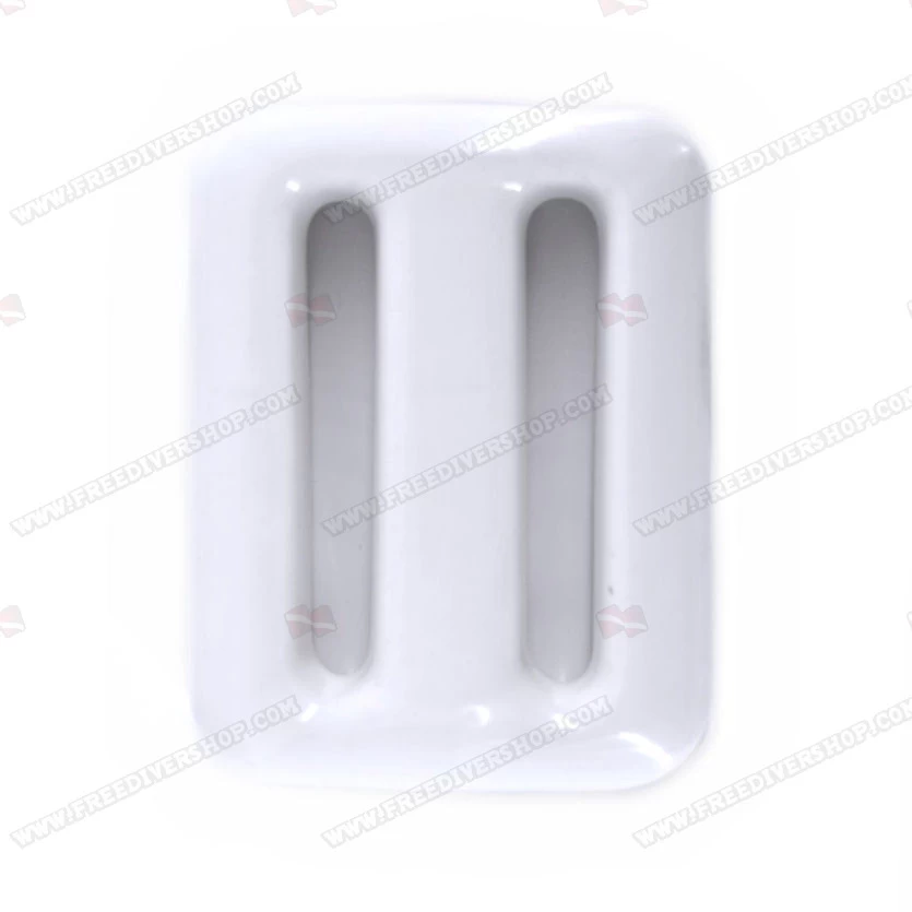 0.5 Kg / 1.1 Lbs White Rubber Coated Belt Weight 4 0.5 Kg / 1.1 Lbs White Rubber Coated Belt Weight - Image 2