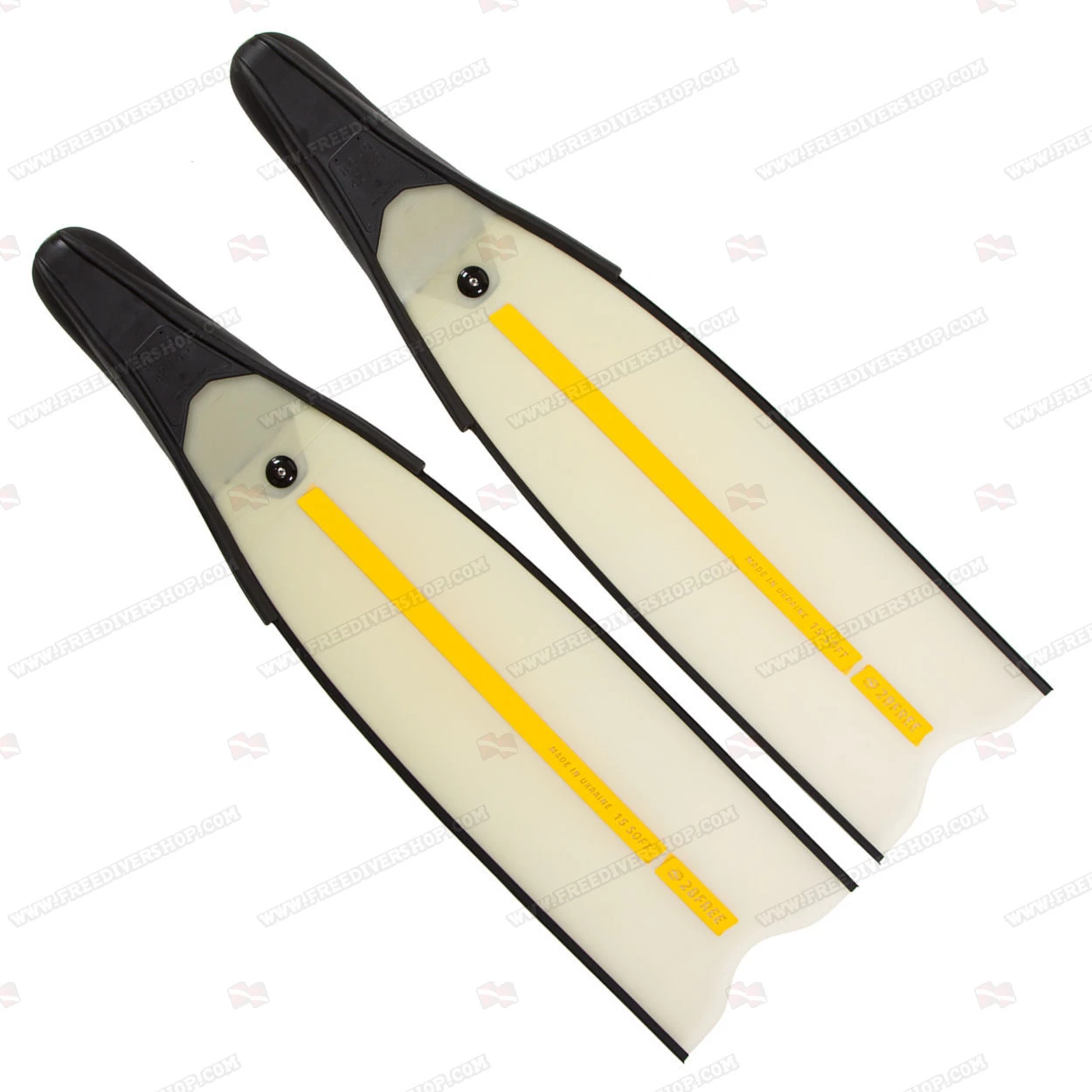 2BFREE Milky White Freediving Fins 4 2BFREE Milky White Freediving Fins - Image 2