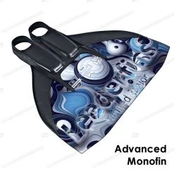 Leaderfins 3D Bubble Monofin - Limited Edition -Restube Store 3d b 06 shop