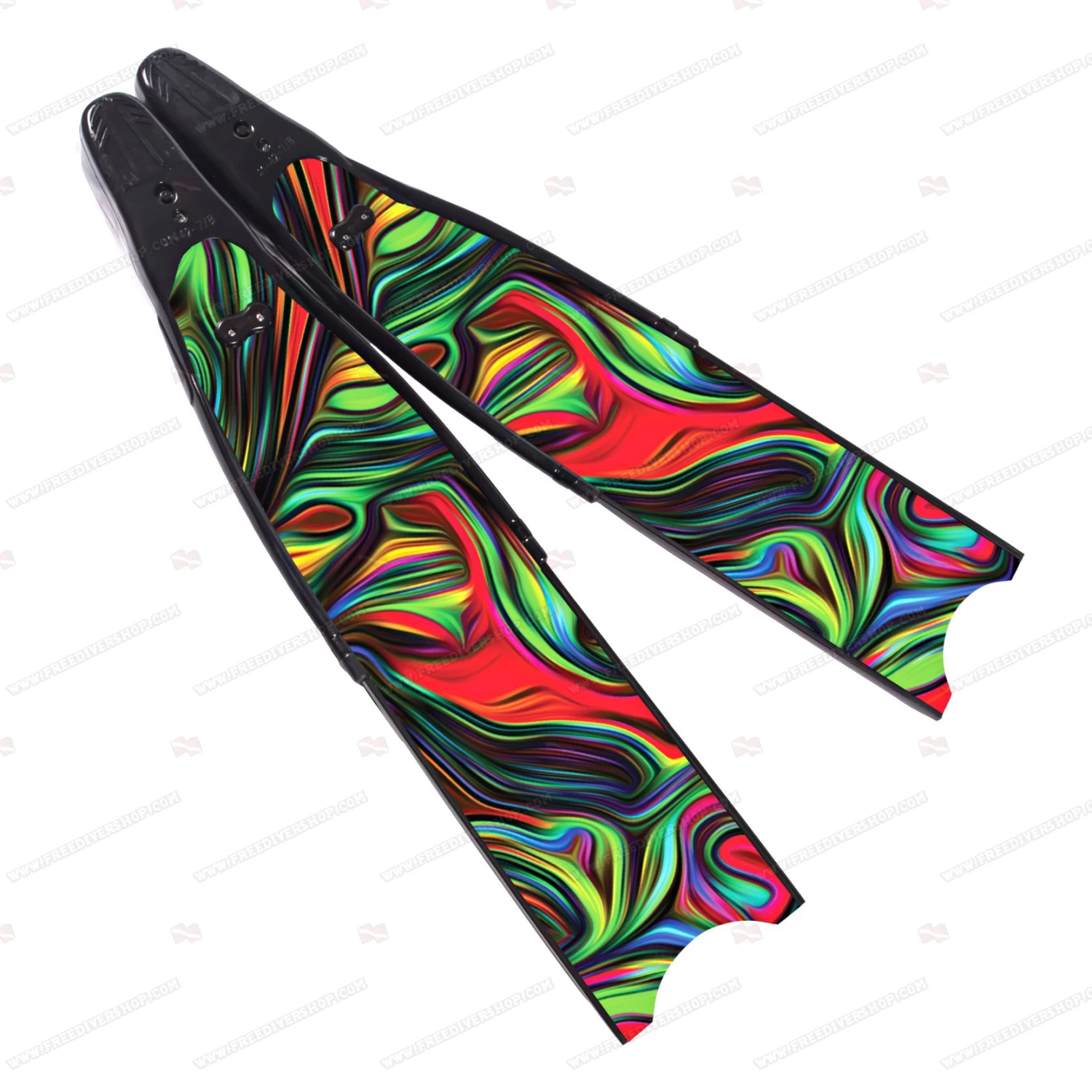 Leaderfins Acid Rainbow Fins - Limited Edition 4 Leaderfins Acid Rainbow Fins - Limited Edition - Image 2