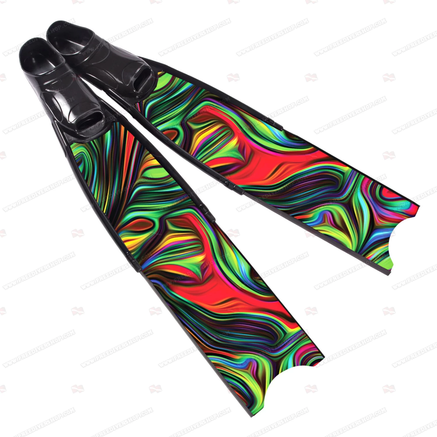 Leaderfins Acid Rainbow Fins - Limited Edition 3 Leaderfins Acid Rainbow Fins - Limited Edition