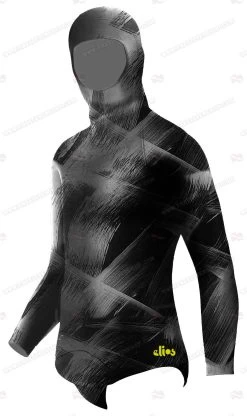 Elios Smoothskin Camo Argento - Tailor Made Wetsuit -Restube Store base top superskin camo silver 3