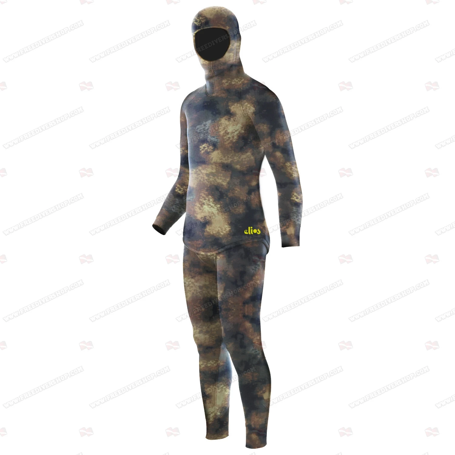 Elios Hyperstretch Beige Camouflage - Tailor Made Wetsuit 3 Elios Hyperstretch Beige Camouflage - Tailor Made Wetsuit