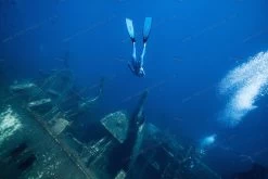 WaterWay Capt. Nemo Deep Blue Power Fins -Restube Store blue fins 0991 1