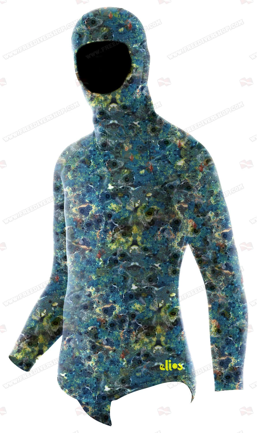Elios Blue Reef Camouflage Wetsuit 3 Elios Blue Reef Camouflage Wetsuit - Image 2