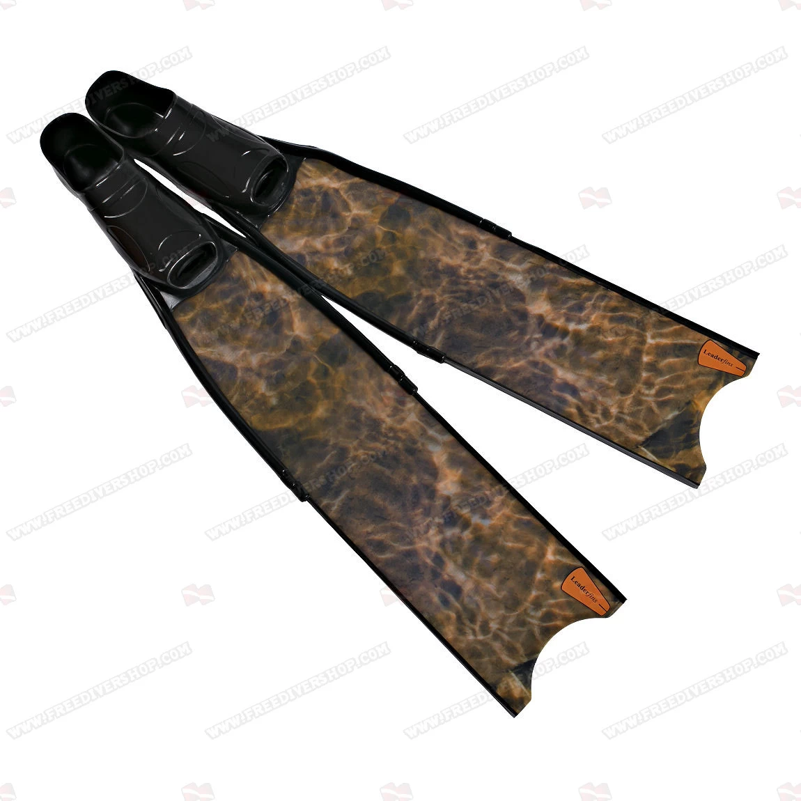 Leaderfins Brown Camo Fins 3 Leaderfins Brown Camo Fins