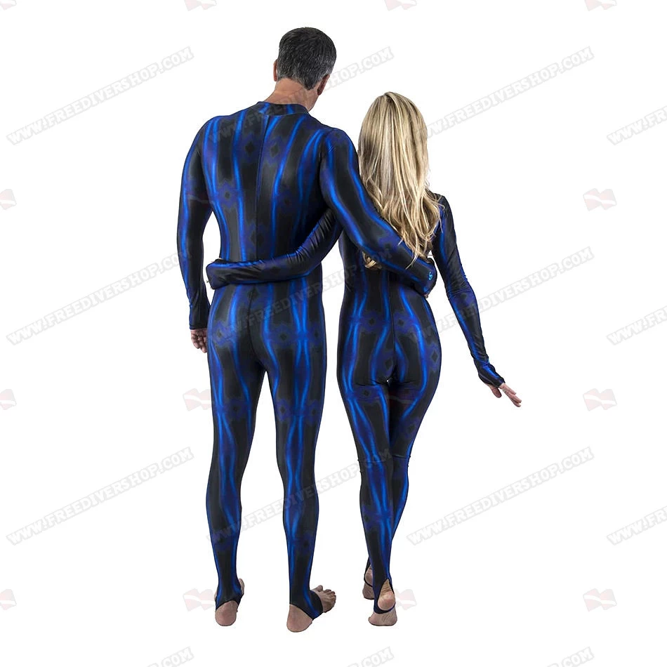 SlipIns Electric Blue Wave Dive/Surf Skin 7 SlipIns Electric Blue Wave Dive/Surf Skin - Image 5