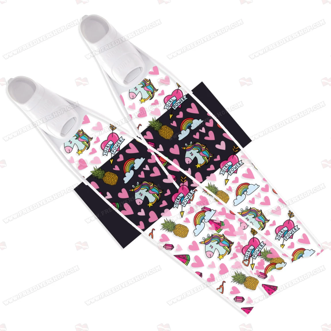 Leaderfins Neon Girl Power Fins - Limited Edition 3 Leaderfins Neon Girl Power Fins - Limited Edition