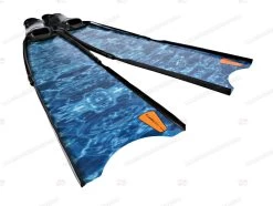 Leaderfins Blue Camo Fins -Restube Store img 1329