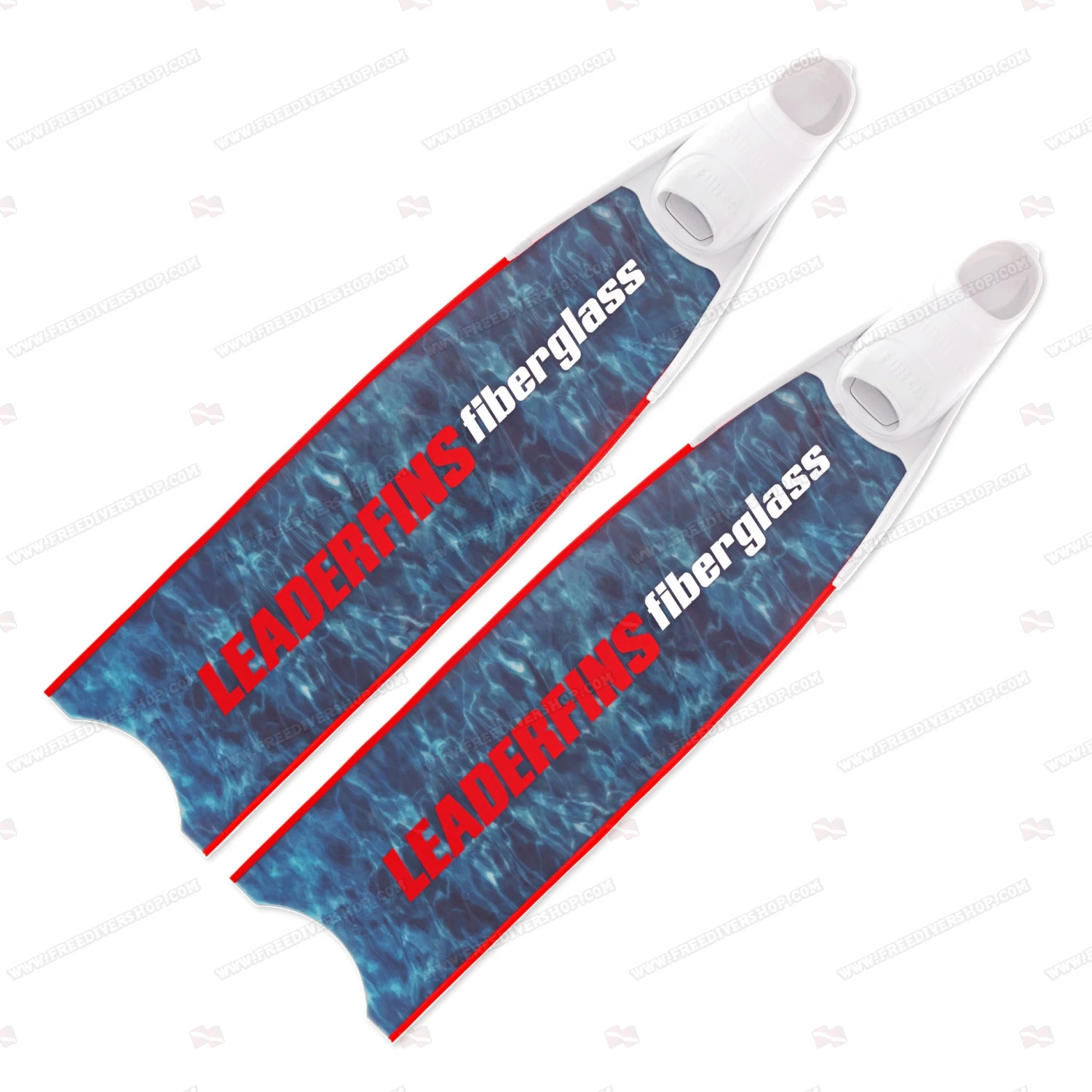 Leaderfins Forza Blue Camo Fins 8 Leaderfins Forza Blue Camo Fins - Image 6