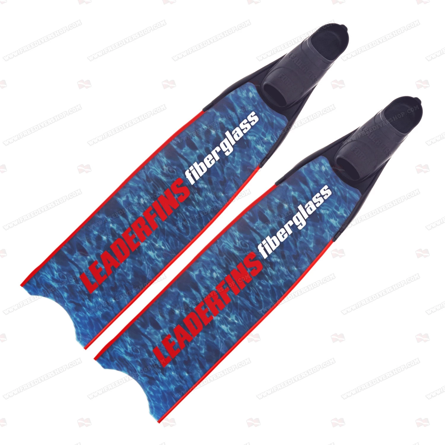 Leaderfins Forza Blue Camo Fins 9 Leaderfins Forza Blue Camo Fins - Image 7