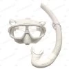 Leaderfins Hero White Mask + Snorkel Set -Restube Store lf set wht