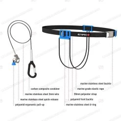 Octopus CNF Freediving Lanyard 18 Octopus CNF Freediving Lanyard -Restube Store oc cnf 04