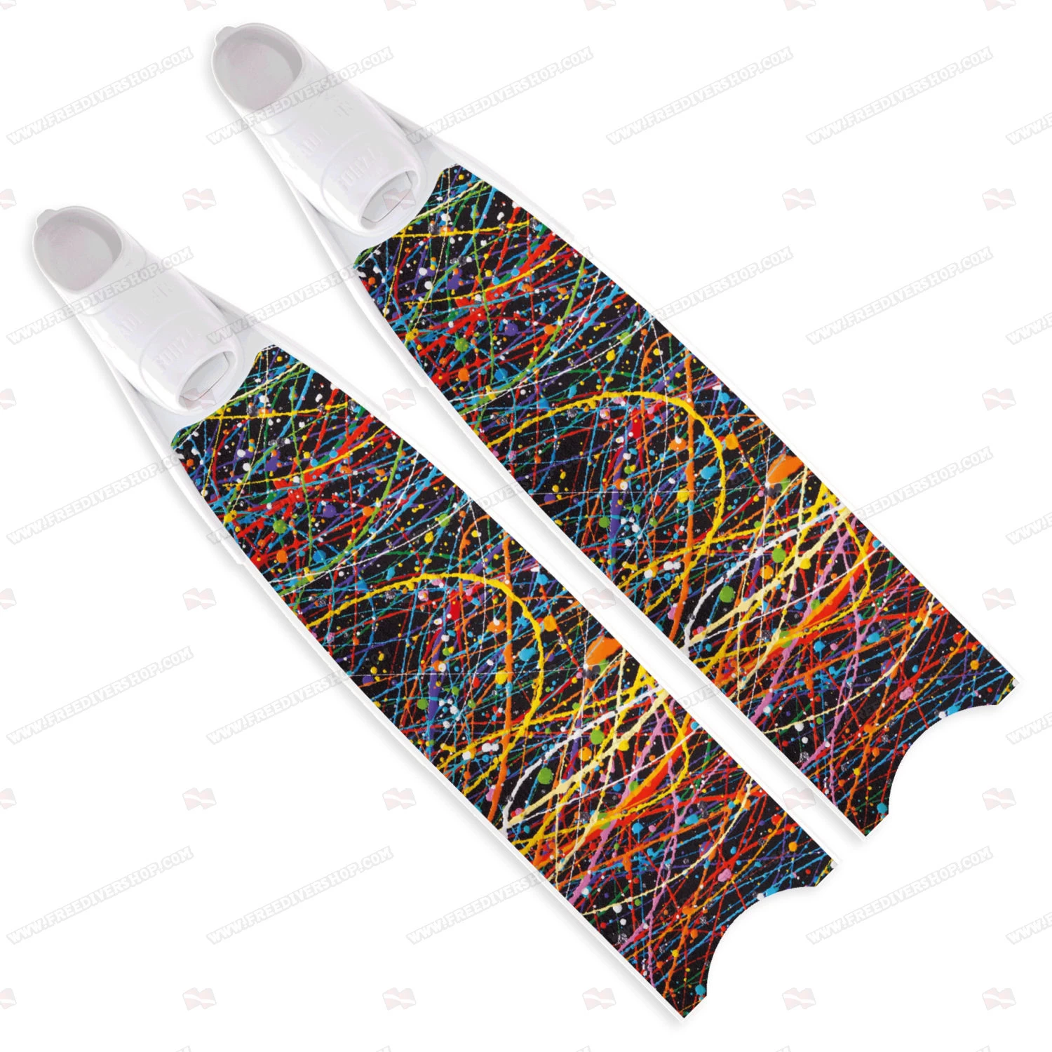 Leaderfins Paint Drop Fins - Limited Edition 3 Leaderfins Paint Drop Fins - Limited Edition