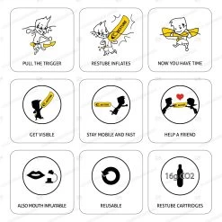 Restube Extreme - Self Inflating Safety Buoy -Restube Store restube features en 3