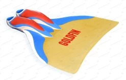 GoldFin Fish Tail Freediving Hyper Monofin 15 GoldFin Fish Tail Freediving Hyper Monofin -Restube Store src hyper hm bl rd wh 01 m2 1