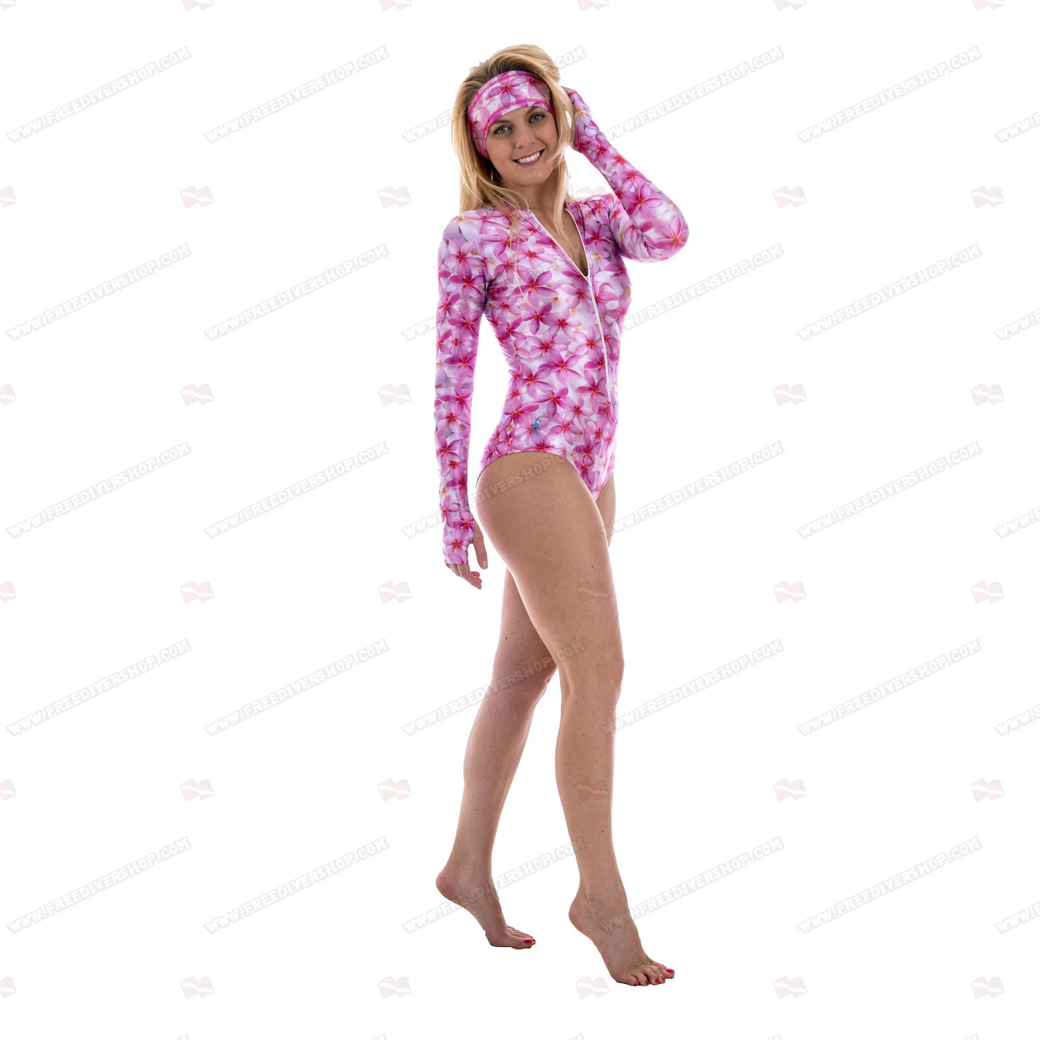 SlipIns Plumeria Sun Protective Swimsuit 3 SlipIns Plumeria Sun Protective Swimsuit