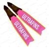 Ultrafins Pink Power Fins Feat. Cetma Foot Pockets -Restube Store ultrafins cetma power fins 01 shop pink